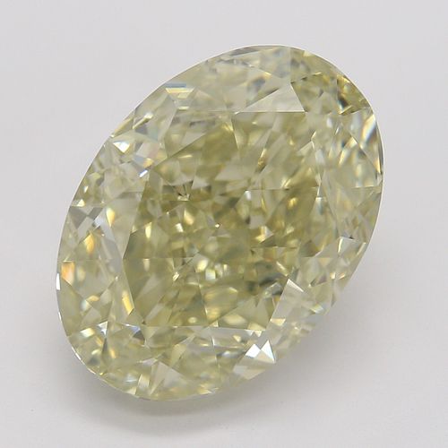 5.09 ct, Natural Fancy Light Brownish Yellow Even Color, VS2, Oval cut Diamond (GIA Graded), Appraised Value: $92,500 