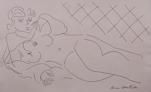 After Henri Emile Benoit Matisse: Femme au Repose