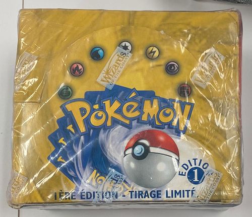 1999 POKÉMON 1ST EDITION FRENCH BOOSTER BOX SEALED