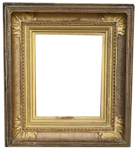 French 19th C. Gilt/Wood Frame- 11 x 8.75