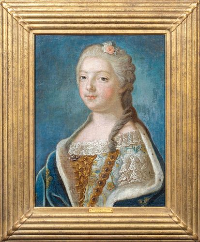  PORTRAIT OF MARIE LESZCZYNSKA, QUEEN OF FRANCE OIL PAINTING