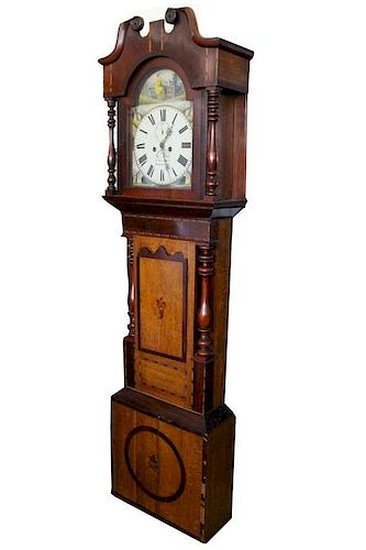 T Woodward Worcester English Grandfather Clock