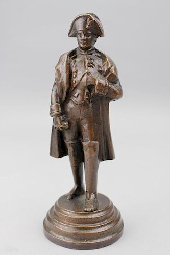 19th C. Bronze Napoleon Figure
