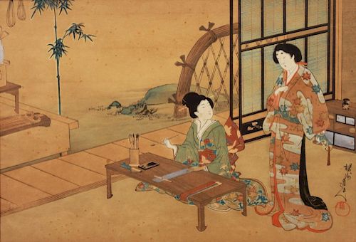 Katsushika Hokusai 19th C. Japanese Woodblock