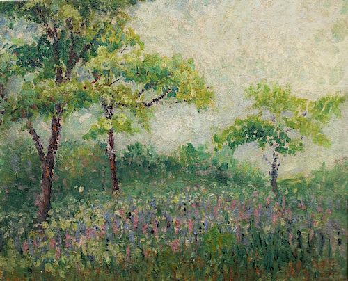20th C. American Impressionist Landscape