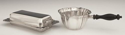 Two Pieces of Sterling, 20th c., consisting of a c