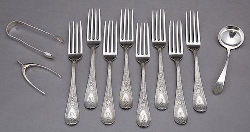 Group of Eleven Sterling Pieces, 20th c., consisti
