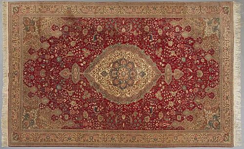 Semi-Antique Tabriz Carpet, 8' 6 X 12' 6.