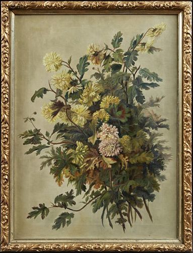 Continental School, "Still Life of a Floral Bouque