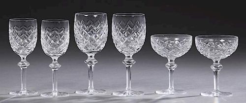 Thirty-Two Pieces of Waterford Crystal Stemware, i