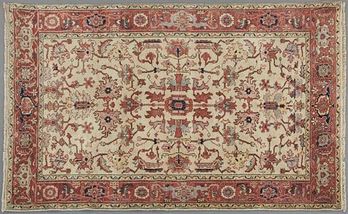 Fine Agra Serapi Carpet, 5' 6 x 8' 8.