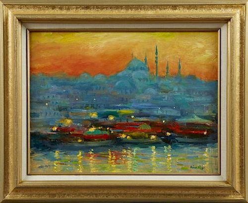 Nino Pippa (1950- , Italian), "Istanbul Twilight,"