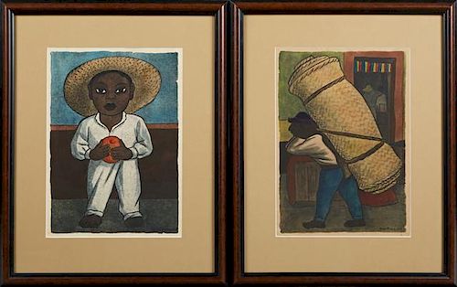 Diego Rivera (1886-1957), "Nino con Naranjas," and