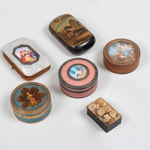 Group of Continental Snuff Boxes