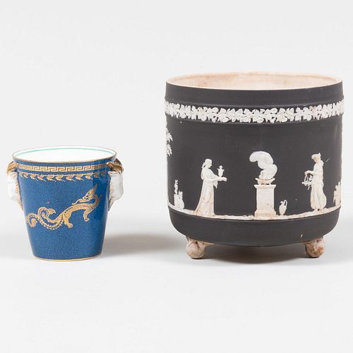 Two Wedgwood Cache Pot