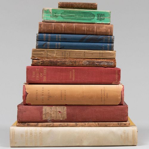 Group of Twelve Books, Including a Signed Copy William Butler Yeats 'John Sherman and Dhoyha'