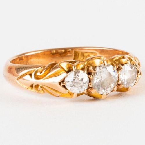 Gold and Diamond Ring