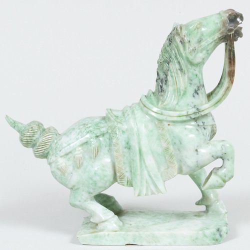 Chinese Hardstone Model of a Horse