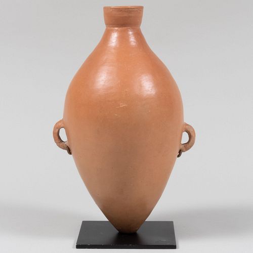Burnished Red Pottery Amphora