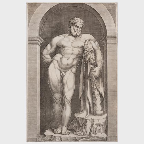Mario Cartaro (c. 1540-1620): Farnese Hercules