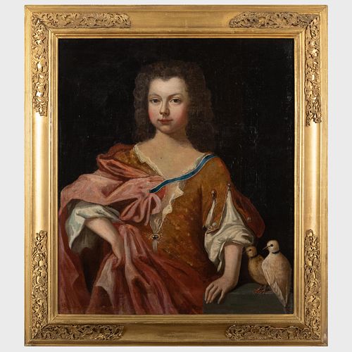 Attributed to Ludwig Galli (active c. 1715): Portrait Richard Jones, Age 10