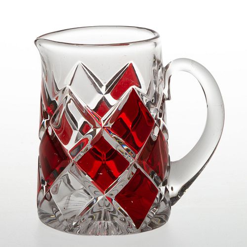DUNCAN NO. 327 - RUBY-STAINED CREAMER