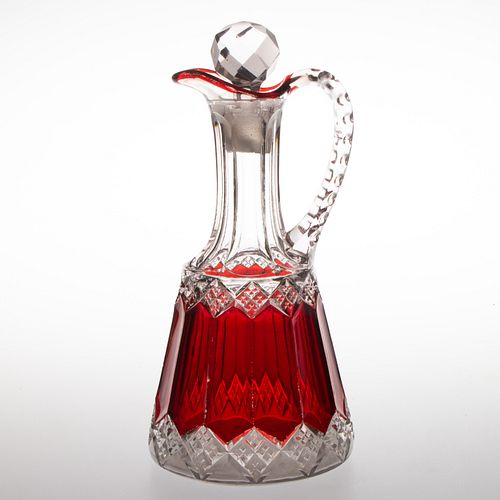 IMPERIAL NO. 1 / THREE-IN-ONE - RUBY-STAINED EWER