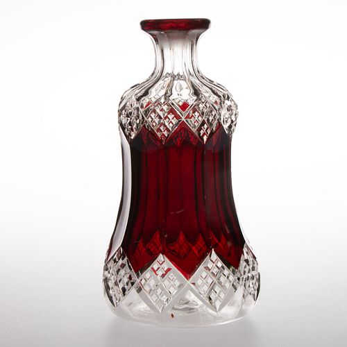IMPERIAL NO. 1 / THREE-IN-ONE - RUBY-STAINED COLOGNE BOTTLE
