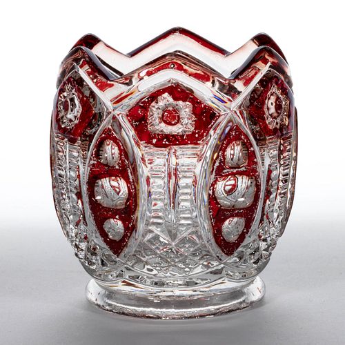 LENOX - RUBY-STAINED TOOTHPICK HOLDER