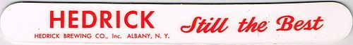 1955 Hedrick Beer Foam Scraper Albany New York
