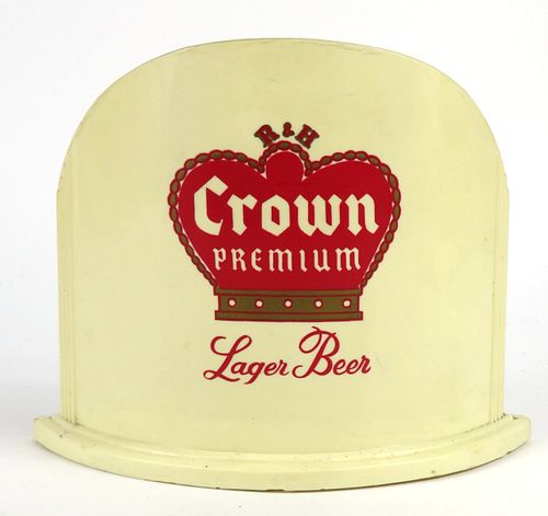 1950 Crown Premium Beer Foam Scraper Caddy Stapleton New York