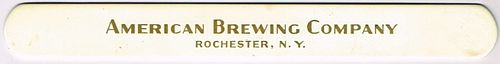 1948 American Brewing Co. Foam Scraper Rochester New York