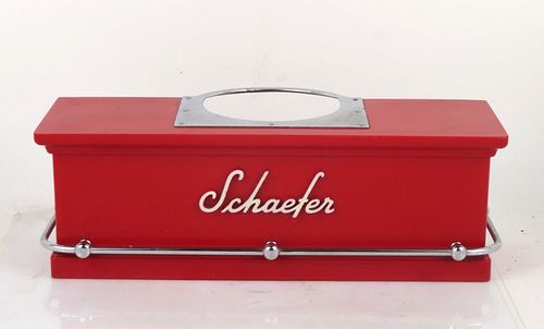 1947 Schaefer Beer Foam Scraper Caddy Brooklyn New York