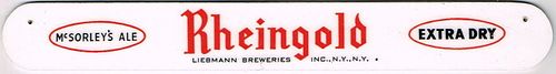 1947 Rheingold Beer/McSorley's Ale Foam Scraper New York (Brooklyn) New York