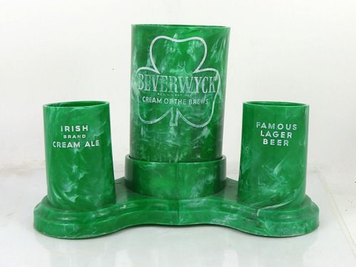 1944 Beverwyck Beer/Irish Ale Foam Scraper Caddy Albany New York