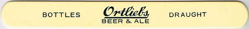 1934 Ortleib's Beer & Ale Foam Scraper Philadelphia Pennsylvania