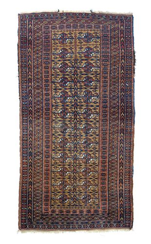 Antique Turkeman Rug, 3’ x 5’9" (0.91 x 1.75 M)