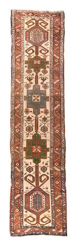 Antique Bakhshaish Long Rug, 3’4” x 14’ (1.02 x 4.27 M)