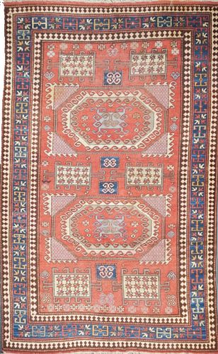 Antique Kazak Rug, 5’5” x 8’6" (1.65 x 2.59 M)
