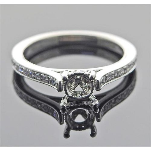 Gabriel &amp; Co 14k Gold Diamond Engagement Ring Setting