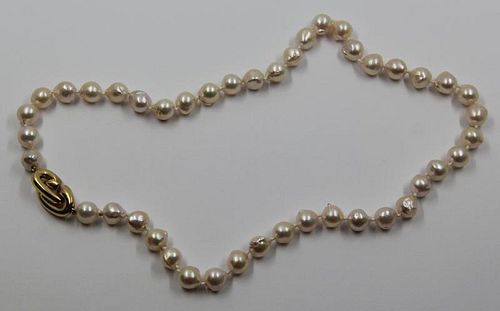 JEWELRY. Angela Cummings Pearl and 18kt Gold