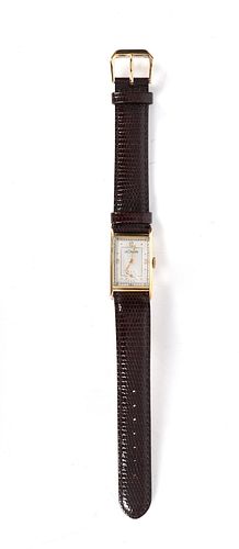 LeCoultre VXN 14k Solid Gold Watch