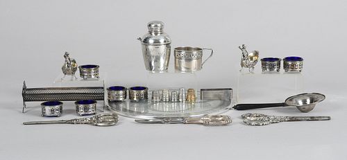 A Group of American Silver Tableware