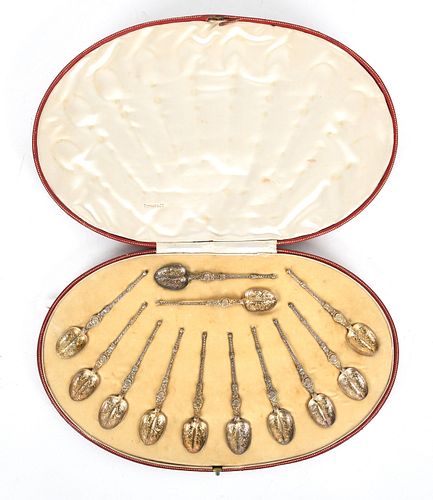 A Set of Sterling Spoons, Tiffany