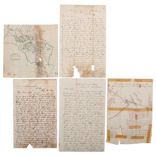 Brigadier General James Sanks Brisbin, Civil War Archive Featuring Letter Describing the Bloody Gettysburg Campaign