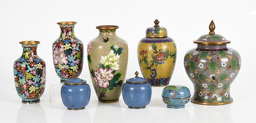 A Group of Chinese Cloisonne