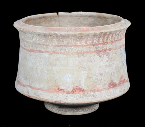 An Ancient Greek Canosan Painted Pyxis