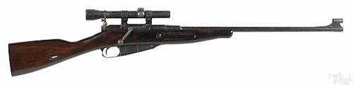 A rifle and a shotgun, to include a New England Westinghouse Mosin-Nagant bolt action rifle
