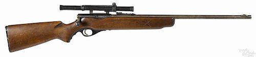 Two miscellaneous rifles, to include a Remington model 12C pump action takedown rifle, 22 caliber