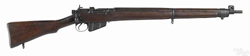 British military SMLE No. 4, Mark 1, bolt action rifle, .303 British caliber